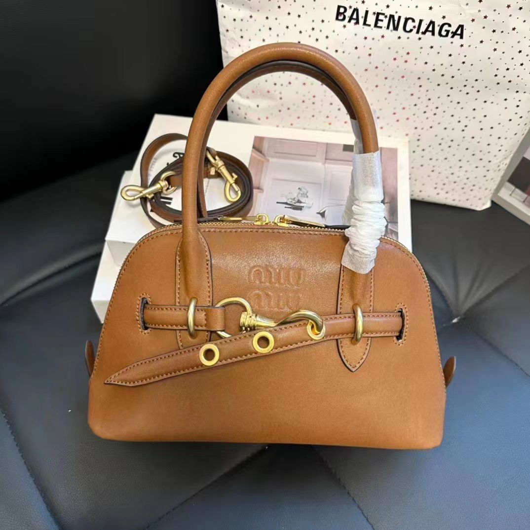 Miu Miu Aventure Nappa Leather Top-Handle Bag