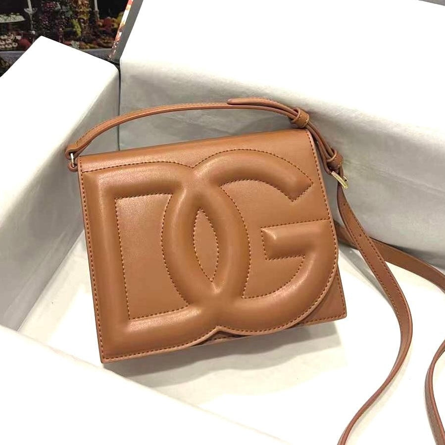 Dolce&Gabbana Small Leather Dg Logo Bag