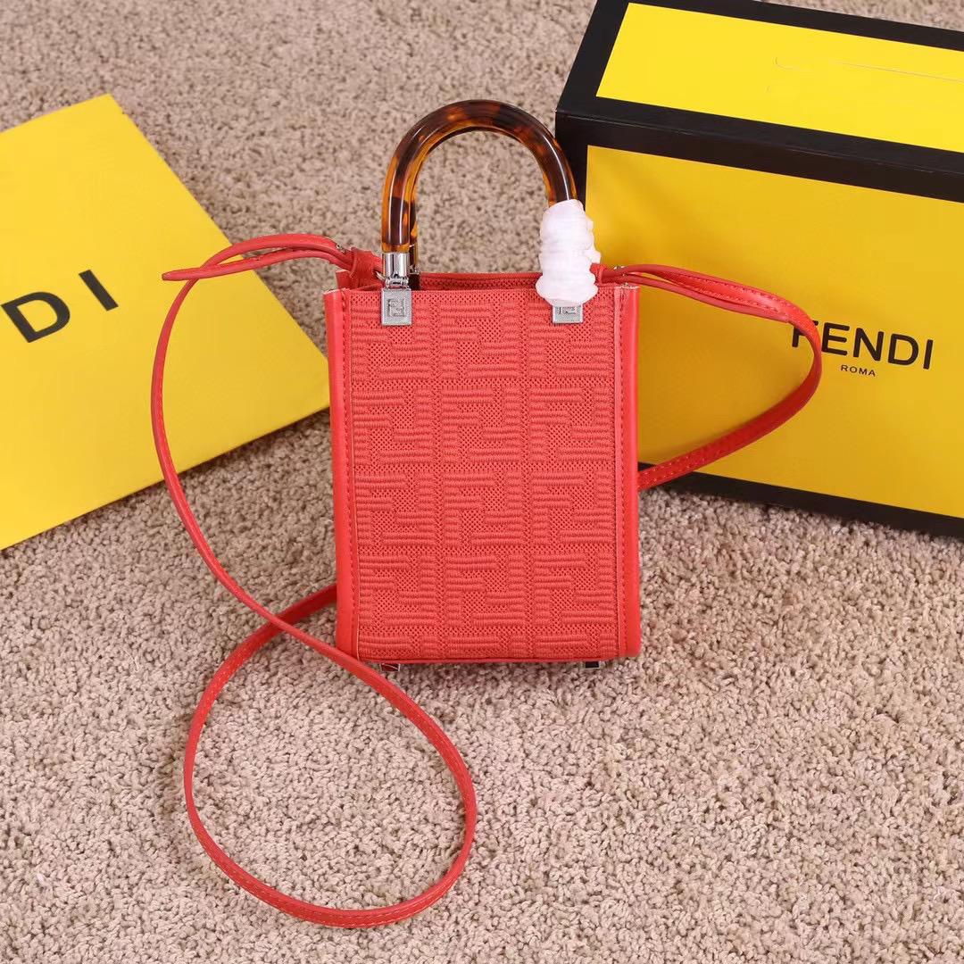Fendi Sunshine Shopper Micro Bag