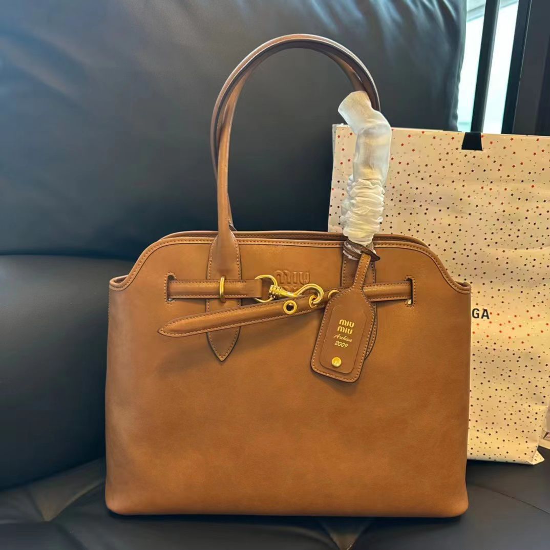 Miu Miu Aventure Nappa Leather Bag