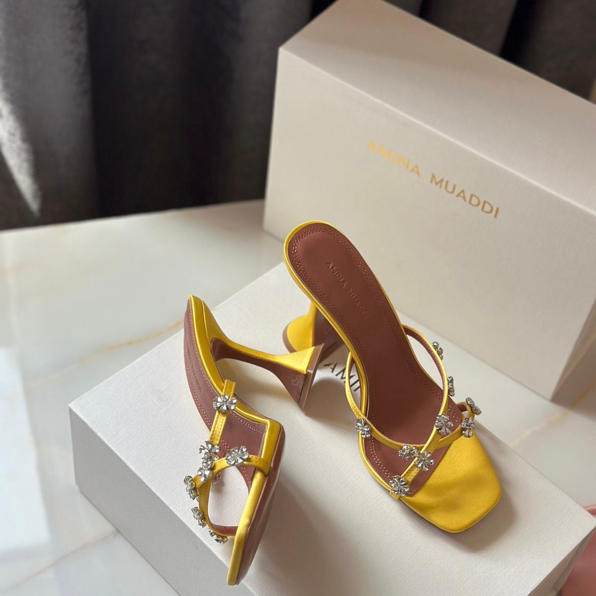 Amina Muaddi Style #4 Shoes - Main Image