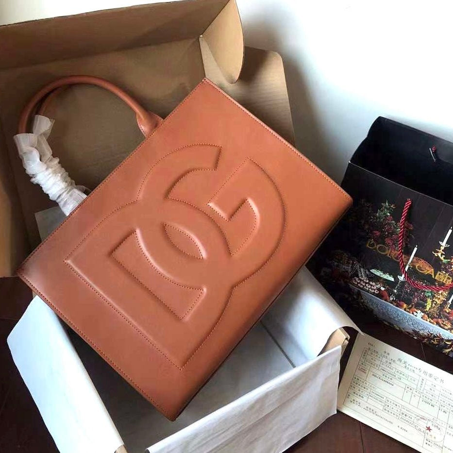 Dolce&Gabbana Leather Dg Logo Bag