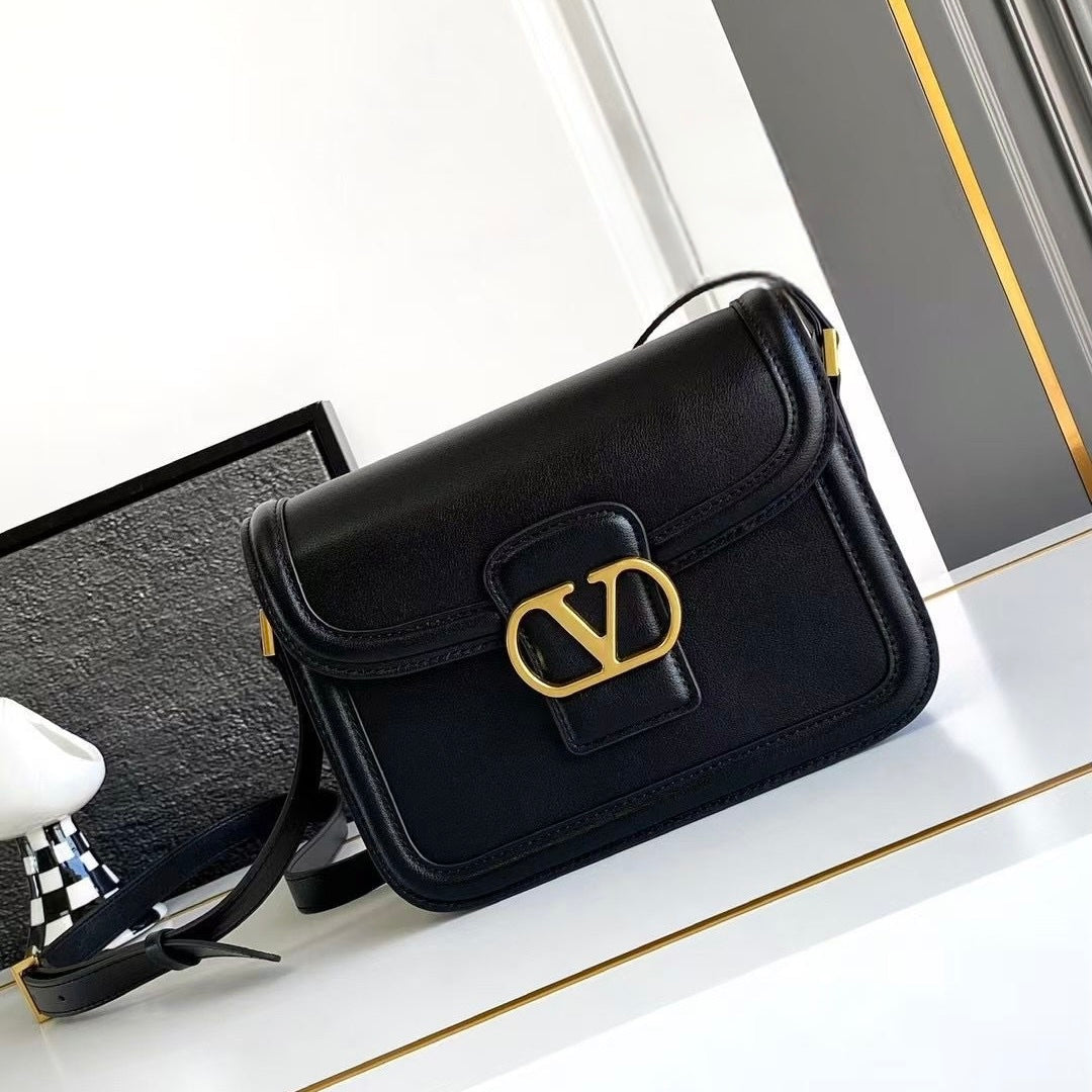 Valentino All-Time Grain Calfskin Bag