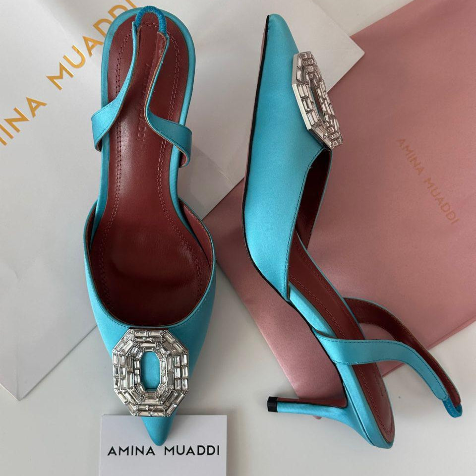 Amina Muaddi Style #7 Shoes