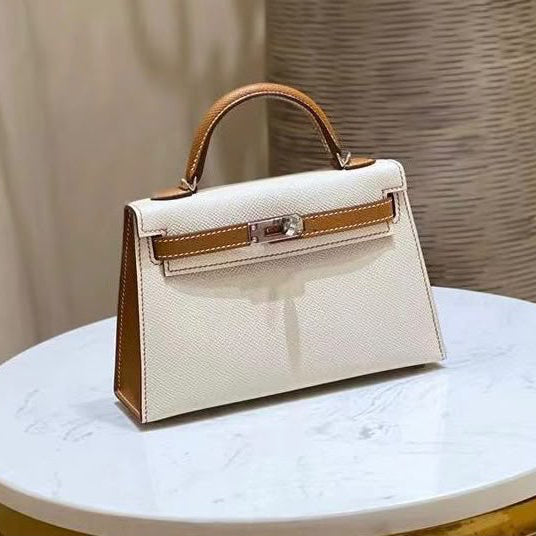 Hermes BN Kelly Togo Caviar 21CM Bag