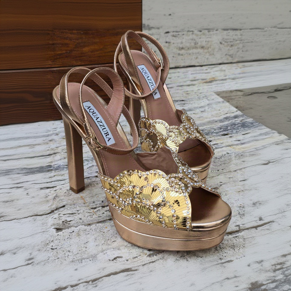 Aquazzura Ce Soir Sandal Plateau 130 Shoes