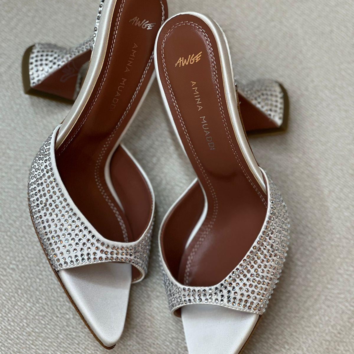 Amina Muaddi Style #9 Shoes