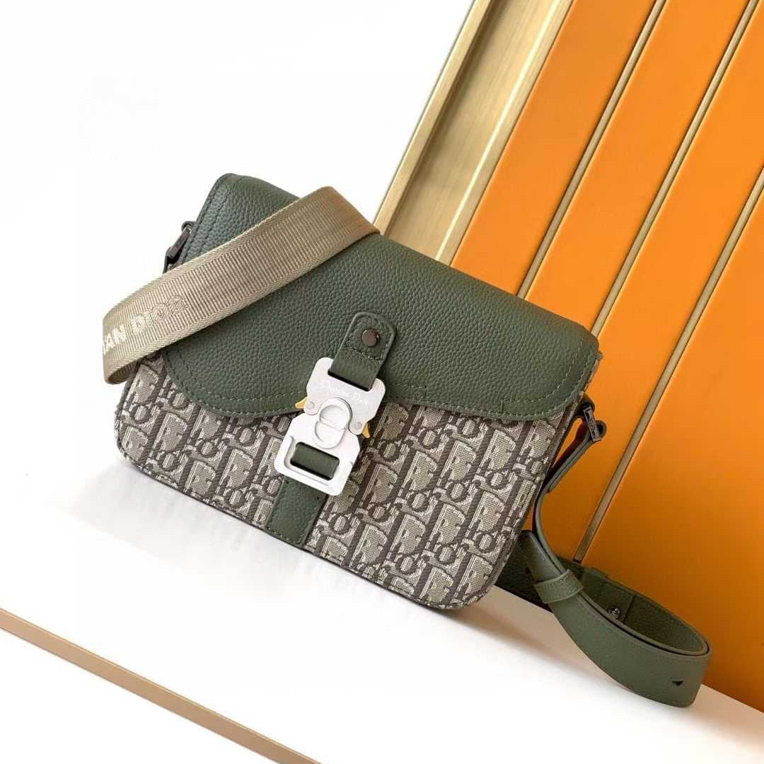 Dior Small Saddle Messenger Bag with Flap