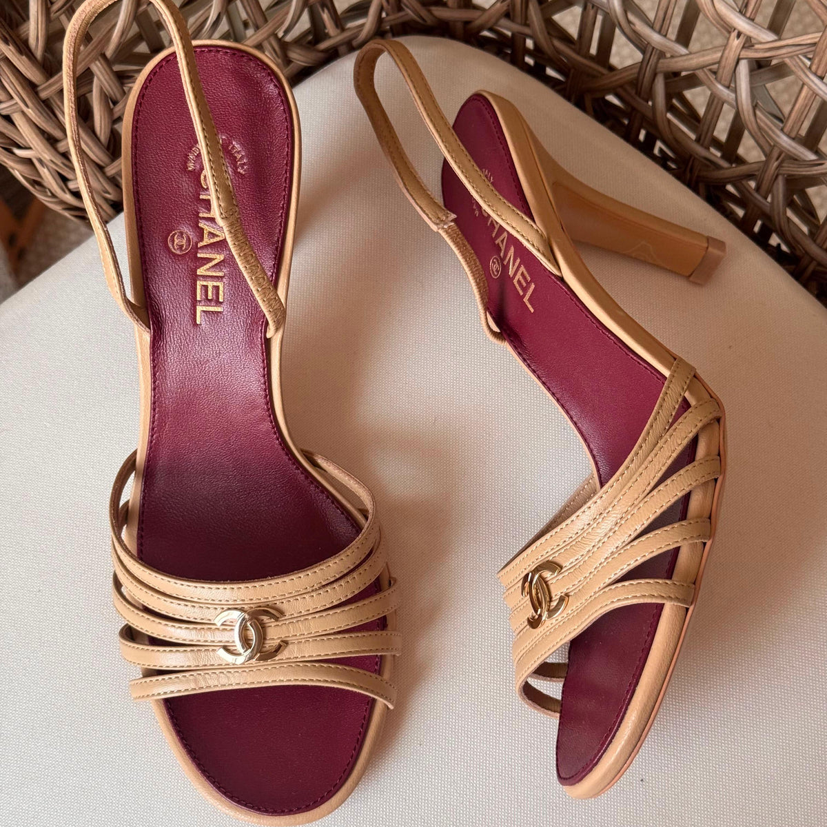 Chanel Métiers d'Art Multi-Strap Slingback Sandal