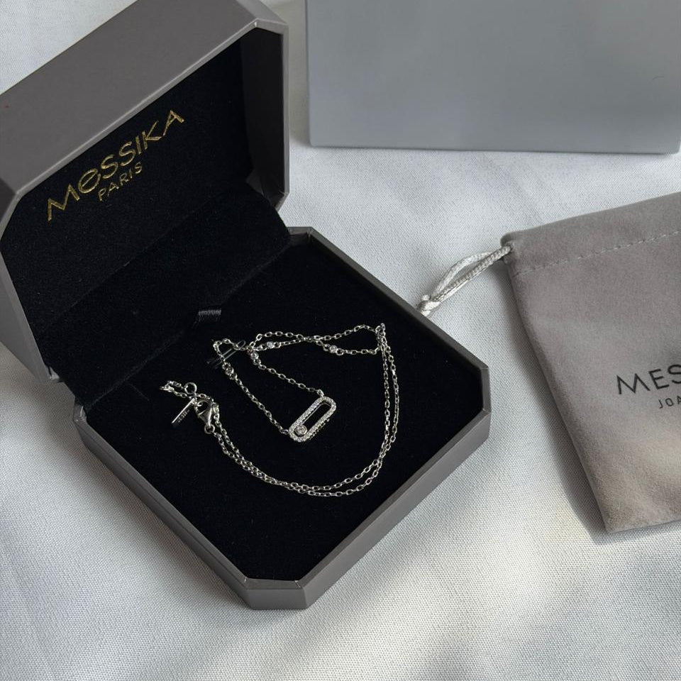 Messika Move Uno Pavé Diamond Necklace