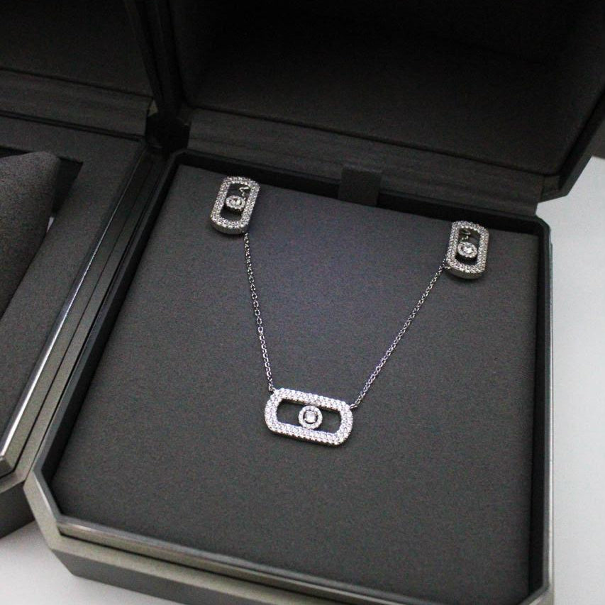 Messika So Move Pavé-Set Diamond Necklace