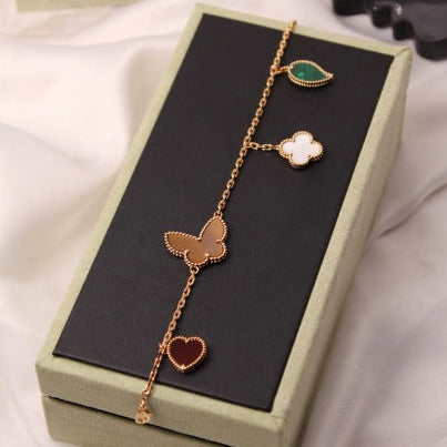 Van Cleef & Arpels Lucky Alhambra 4-Motifs Bracelet