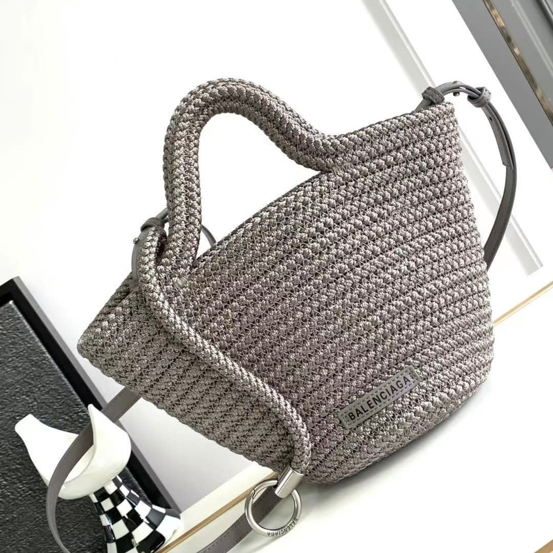 Balenciaga Ibiza Designer Basket Knittin Bag