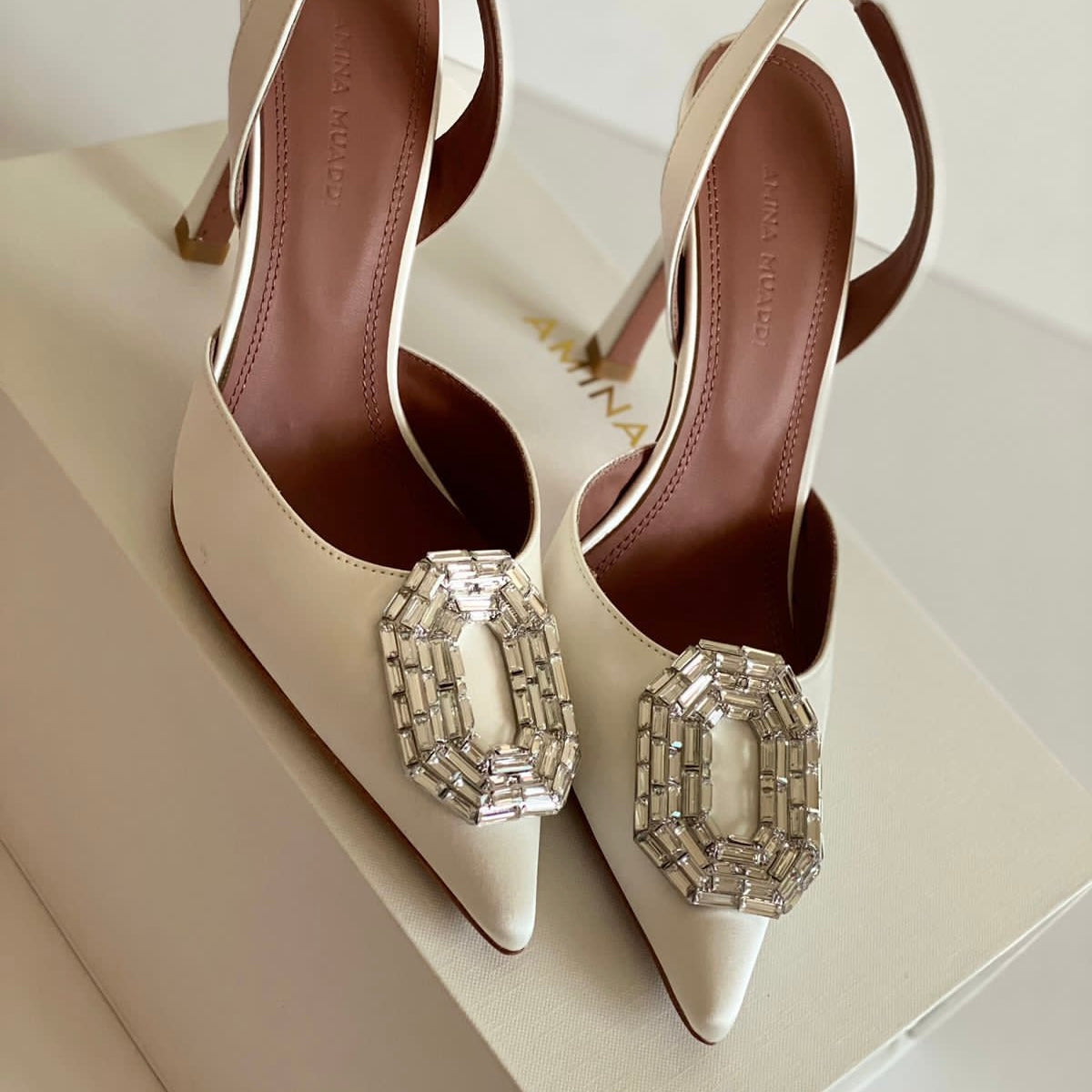 Amina Muaddi Style #2 Shoes