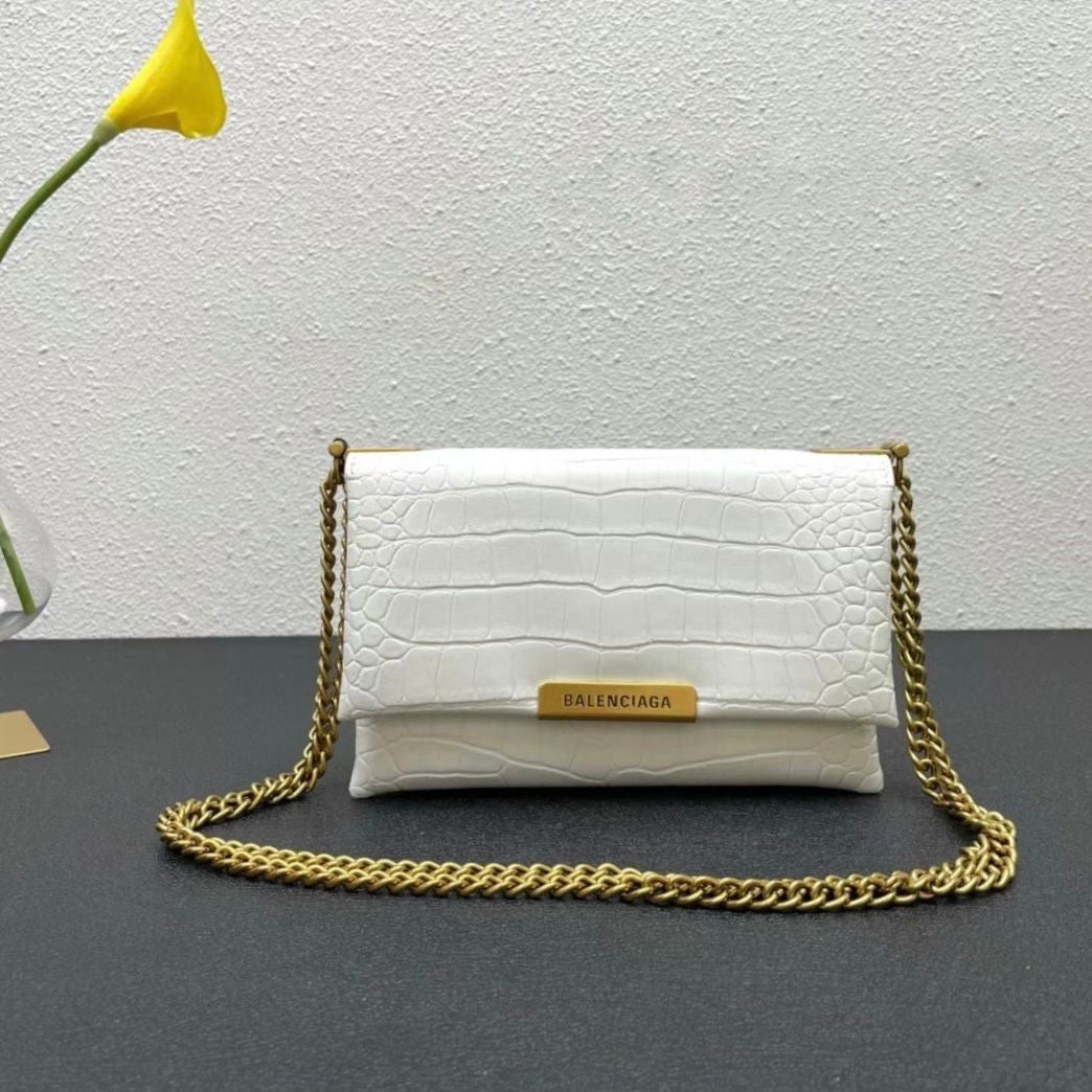 Balenciaga Mini Flap Croc Bag