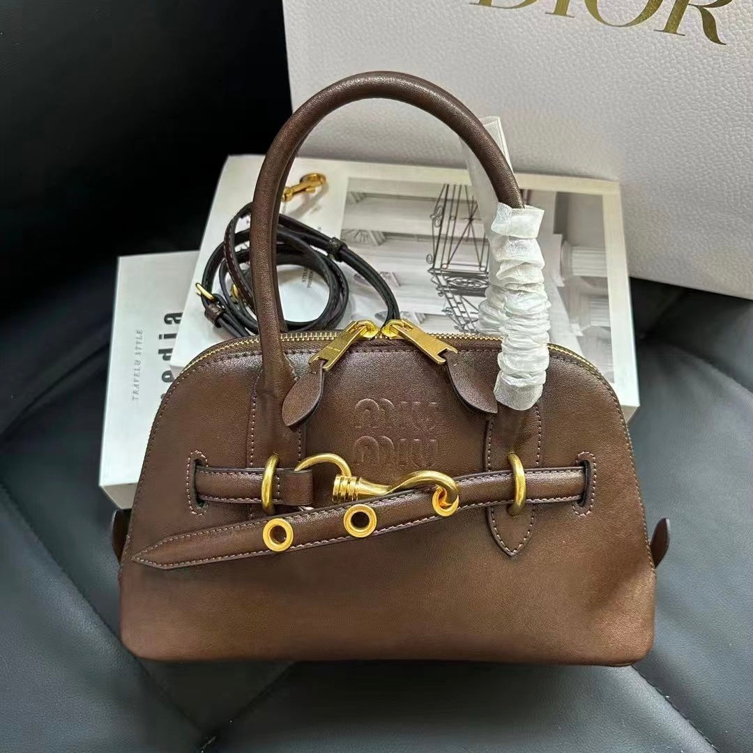 Miu Miu Aventure Nappa Leather Top-Handle Bag