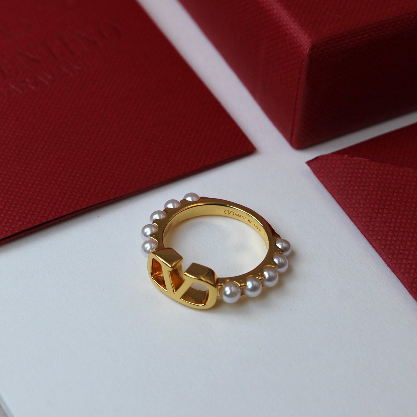 Valentino Garavani VLogo Signature Pearl Ring
