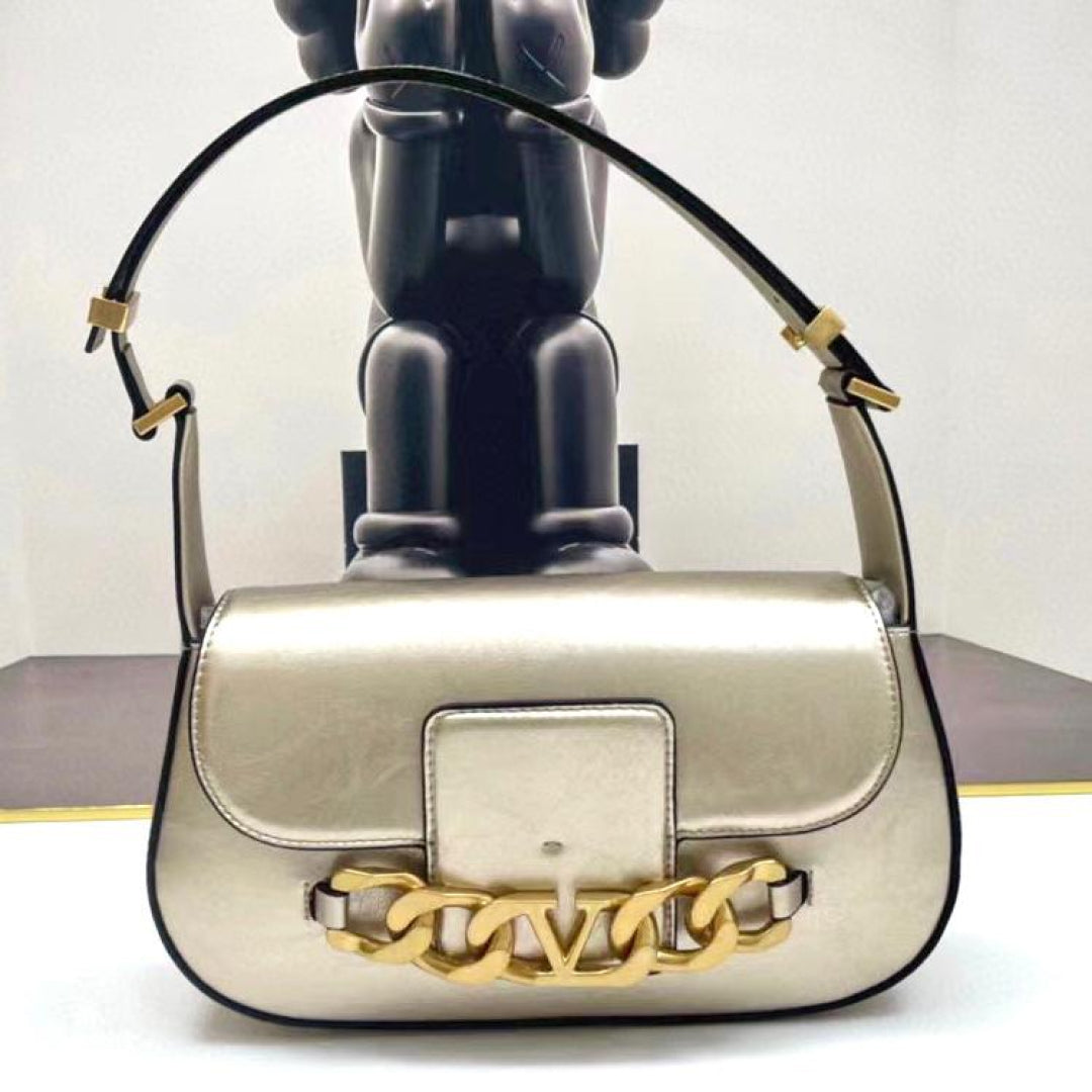 Valentino VLogo leather crossbody bag