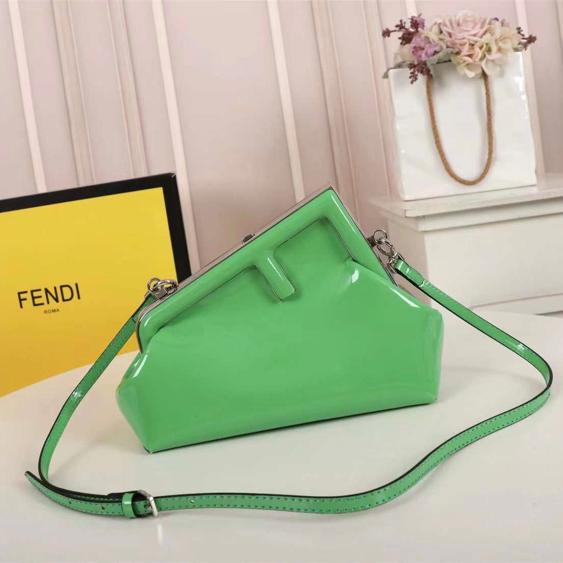 Fendi first bag green Clearance
