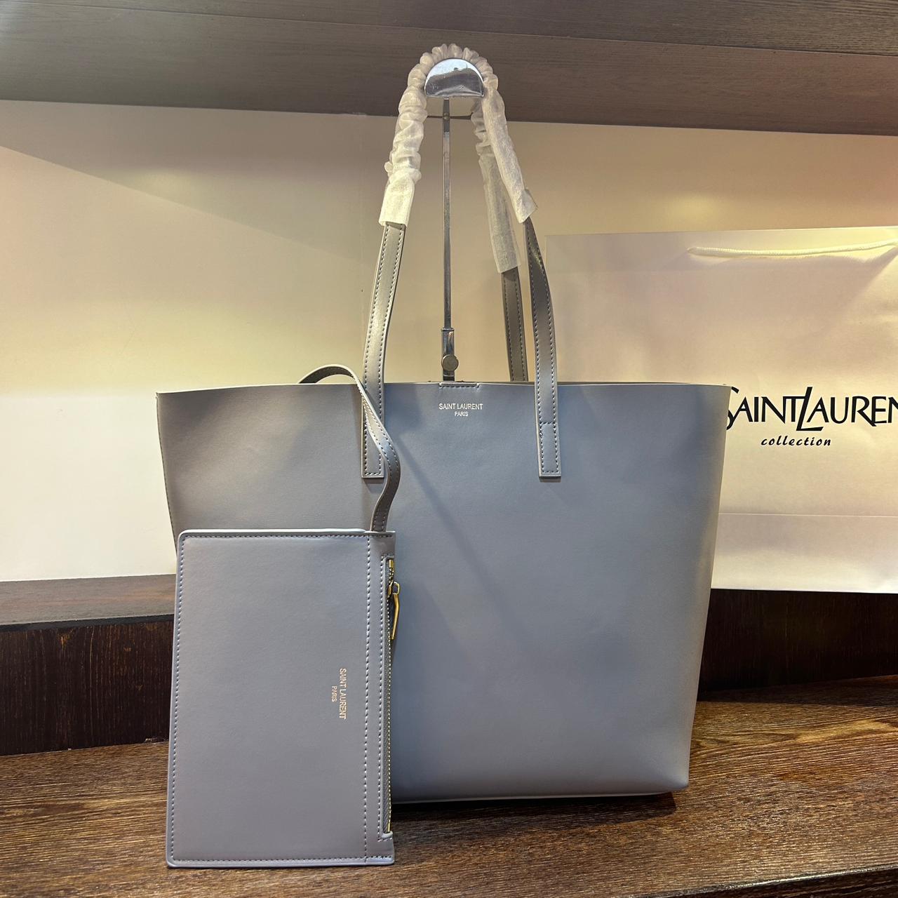 YSl Tote Leather With Wallet Bag