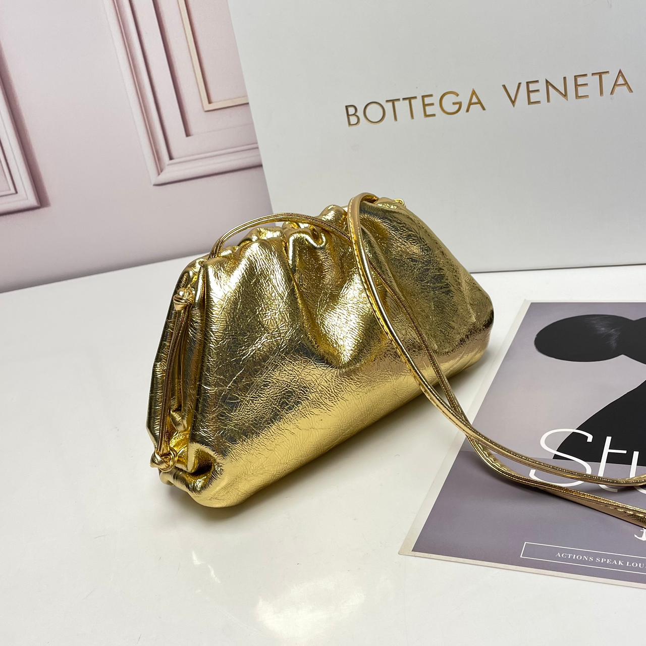Bottega Veneta Jodie Mini metallic leather tote Bag