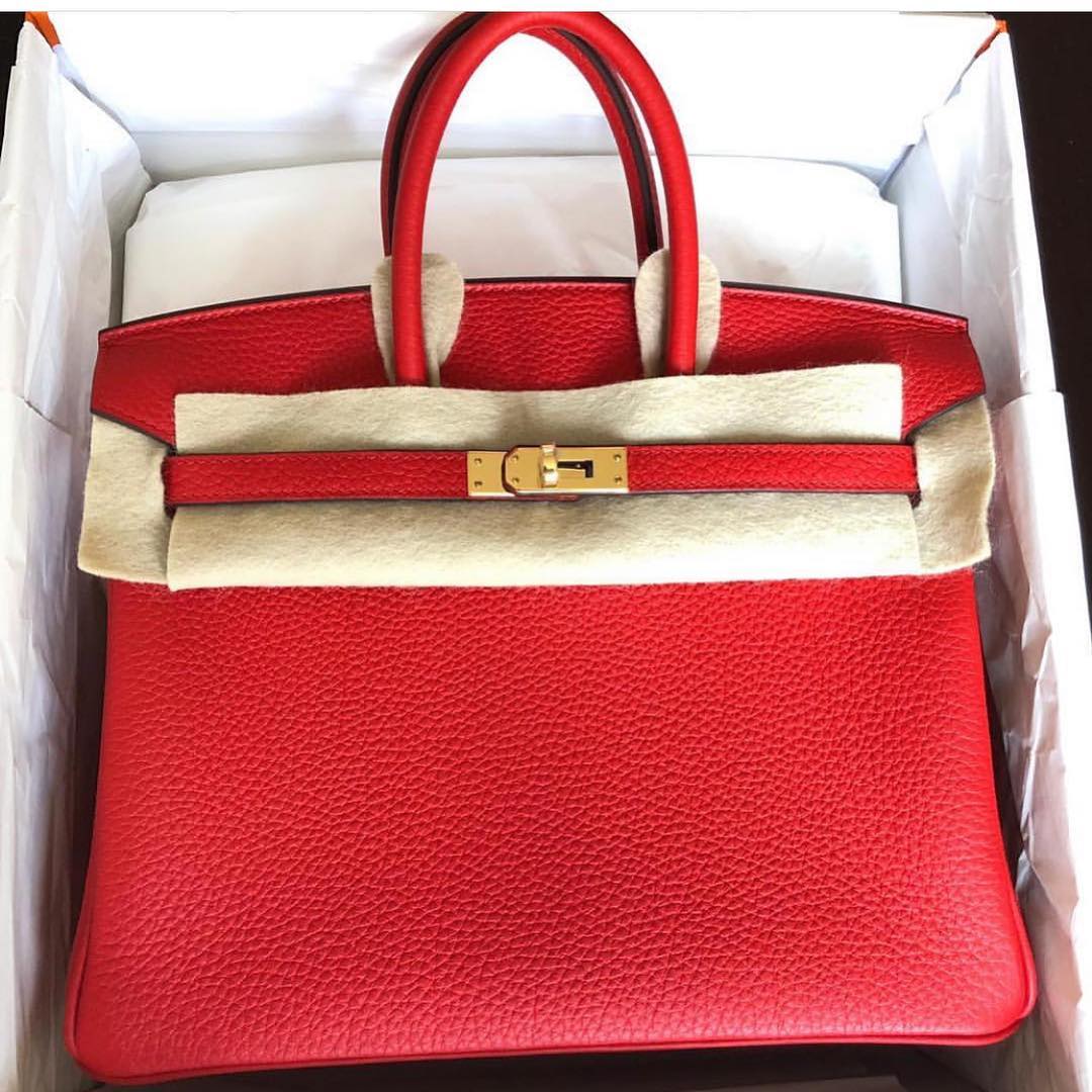 Hermès Birkin 25 Leather Handbag