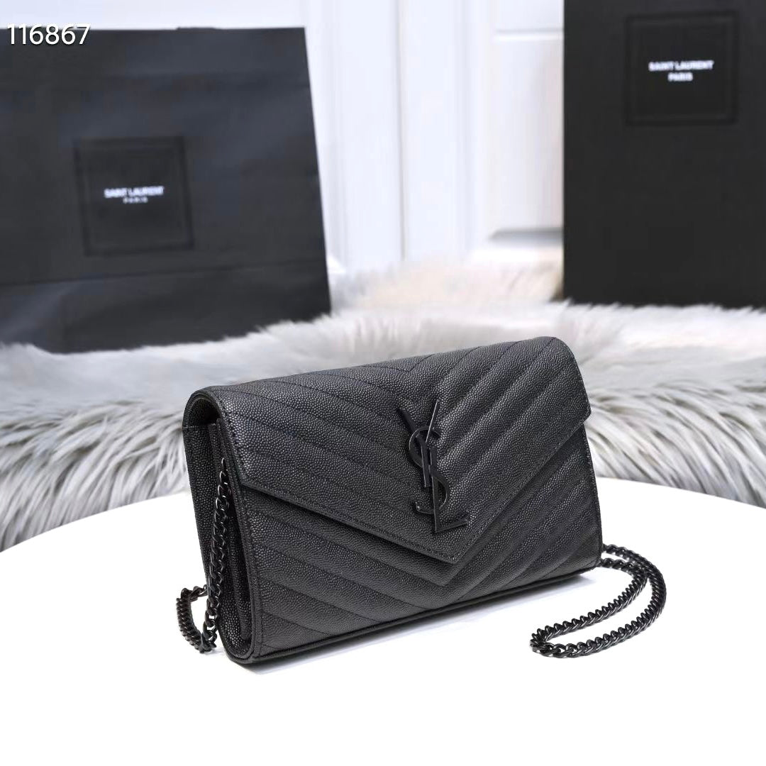 Saint Laurent Envelope Chain Crossbody Bag