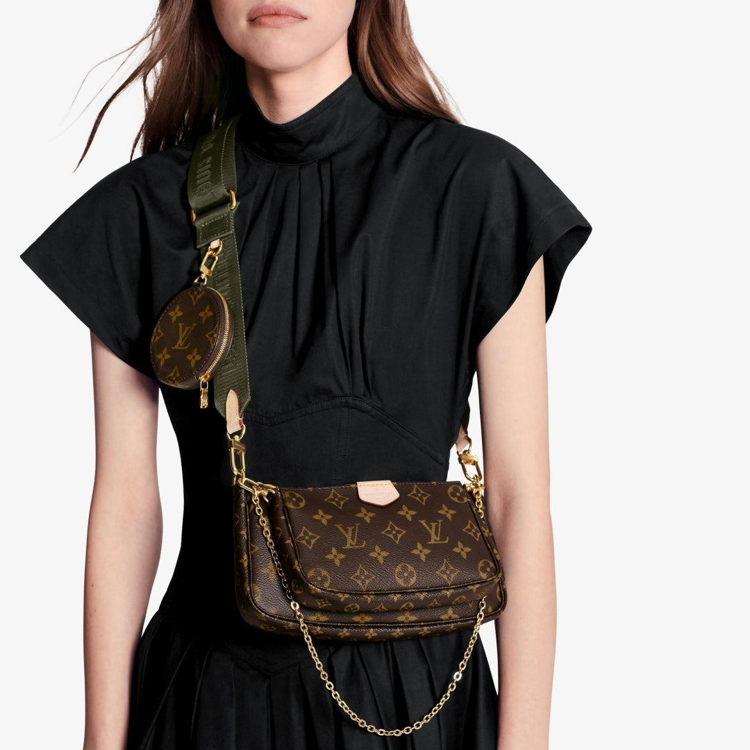 Louis Vuitton Multi Pochette Monogram Canvas Crossbody Bag
