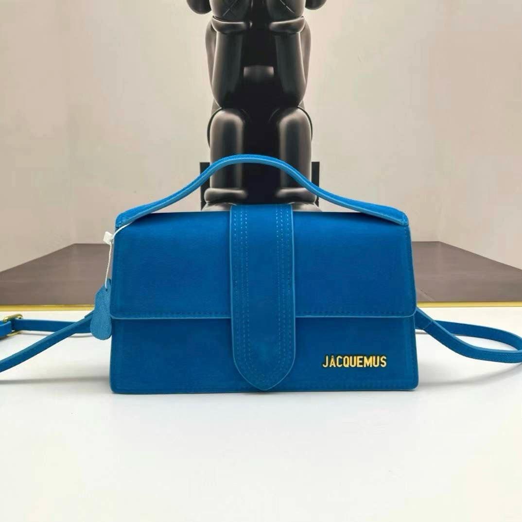 Jacquemus Le Grand Bambino Velvet Bag