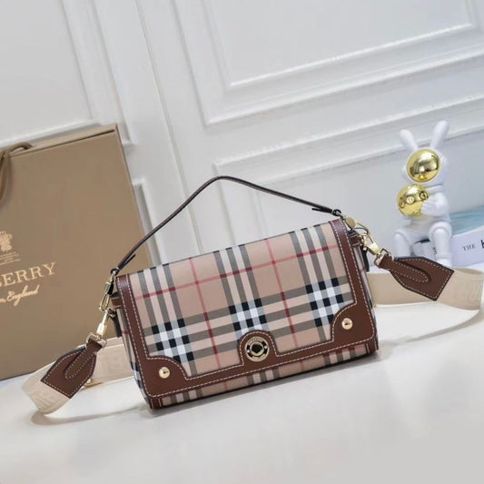 Burberry Vintage Check logo-plaque shoulder bag