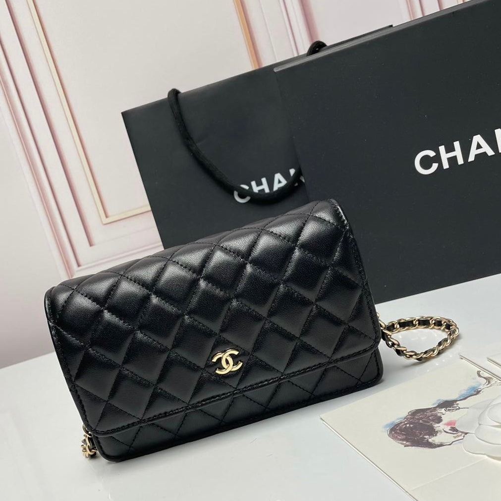 chanel small wallet womens leather