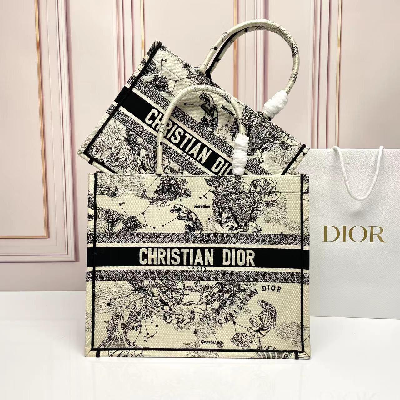 Large  Dior Book Tote Bag