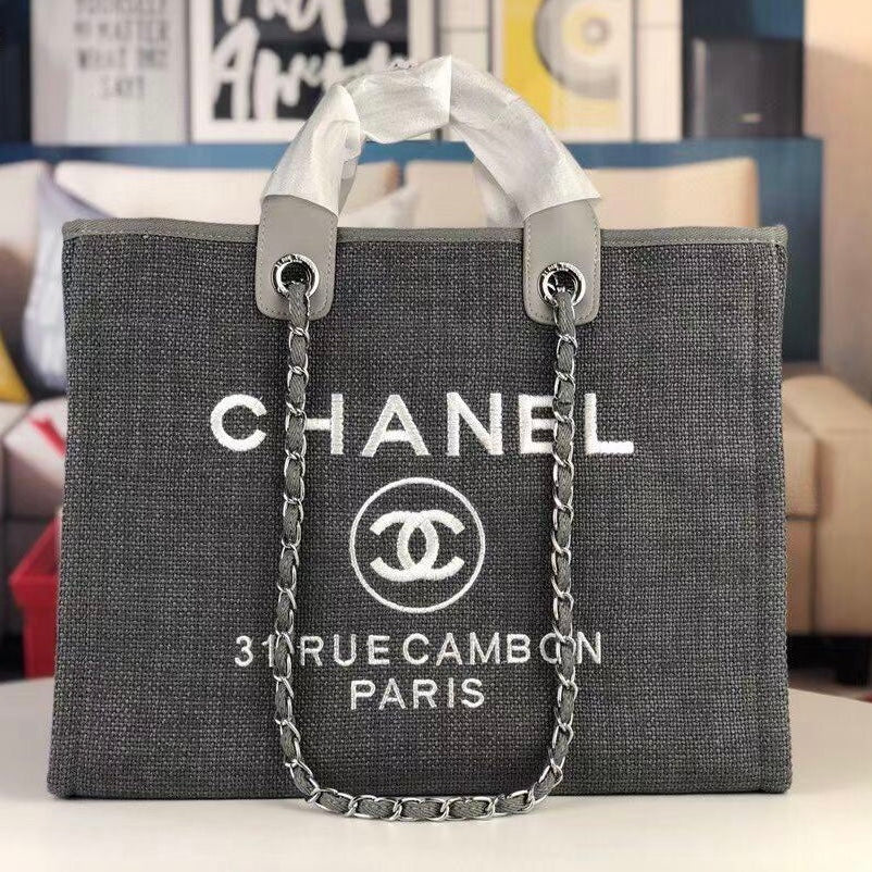 Chanel Tote Canvas Bag