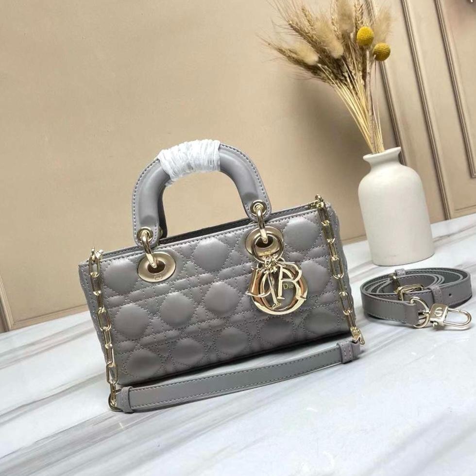 Dior Lady D-JOY Latte Cannage Lambskin mini Bag