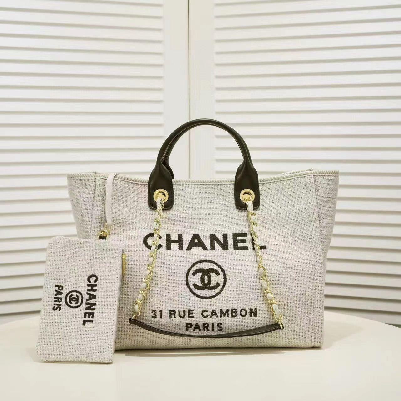 Chanel Tote Canvas Bag