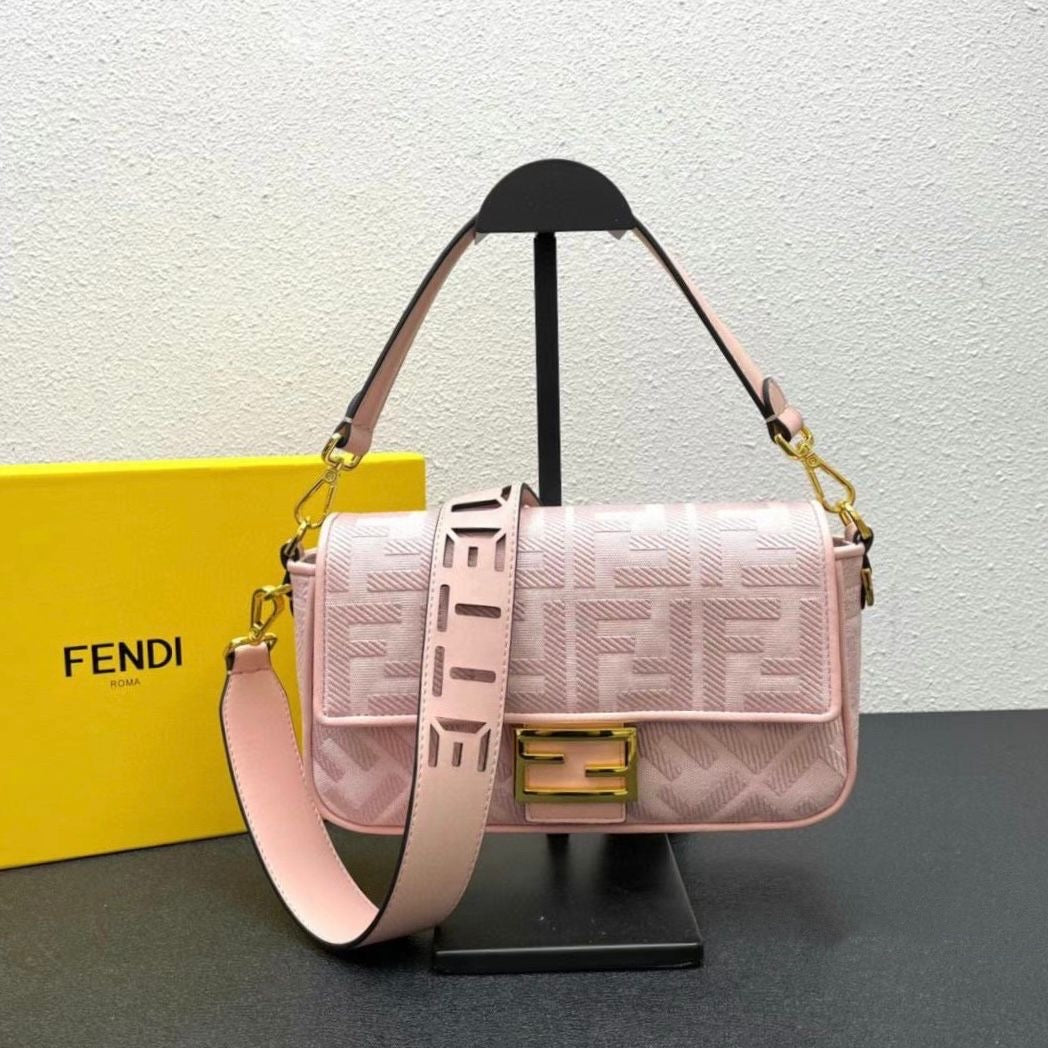 Fendi Baguette Monogrammed FF Bag