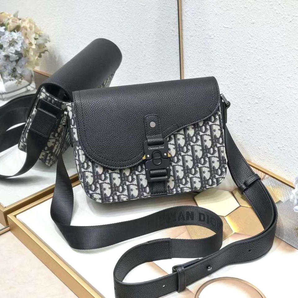 Dior Mini Saddle Bag With Strap