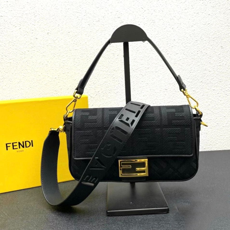 Fendi Baguette Monogrammed FF Bag