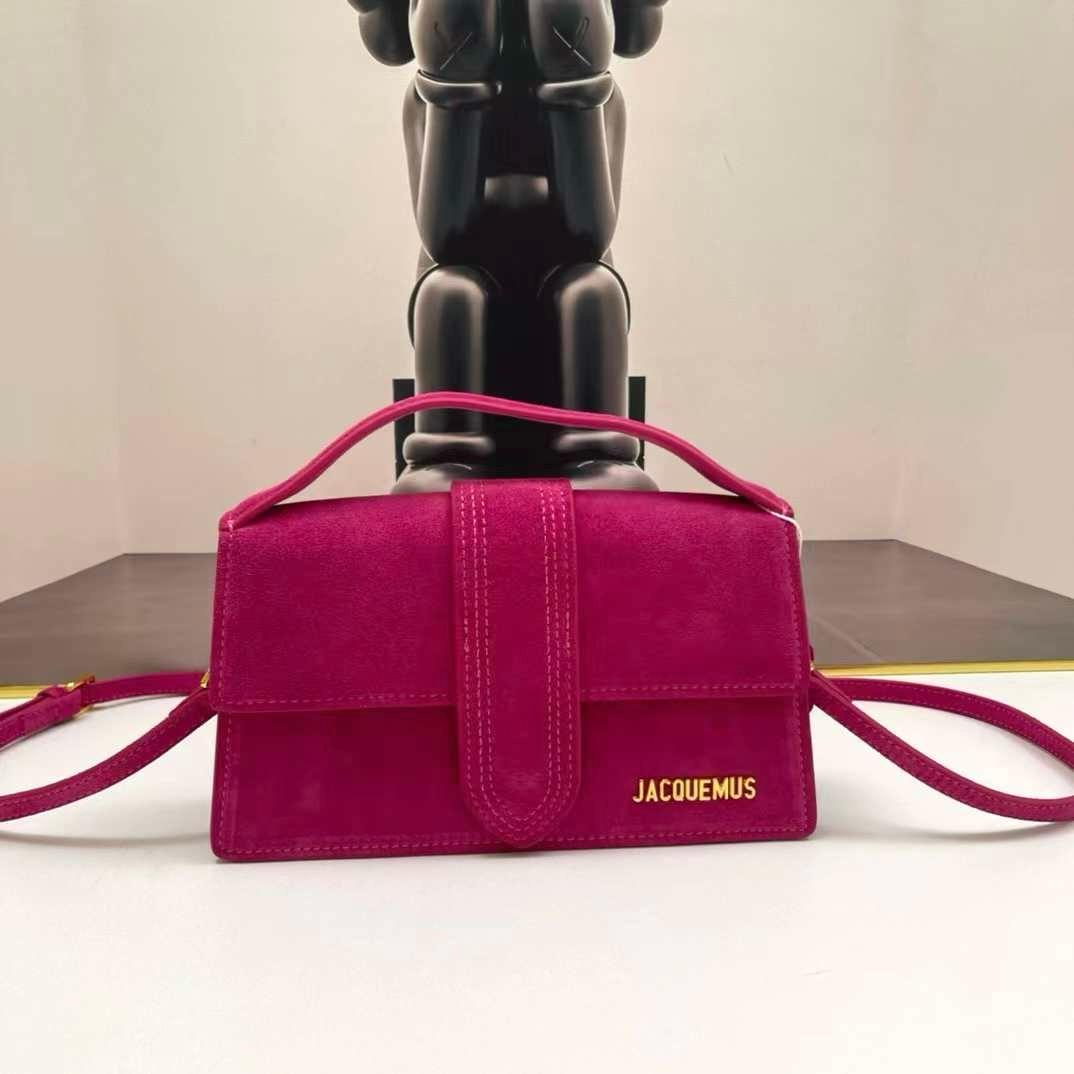 Jacquemus Le Grand Bambino Velvet Bag