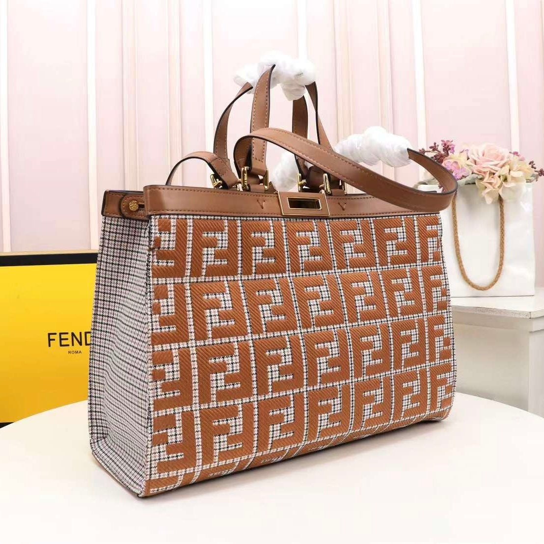 Fendi Peekaboo Tote Bag