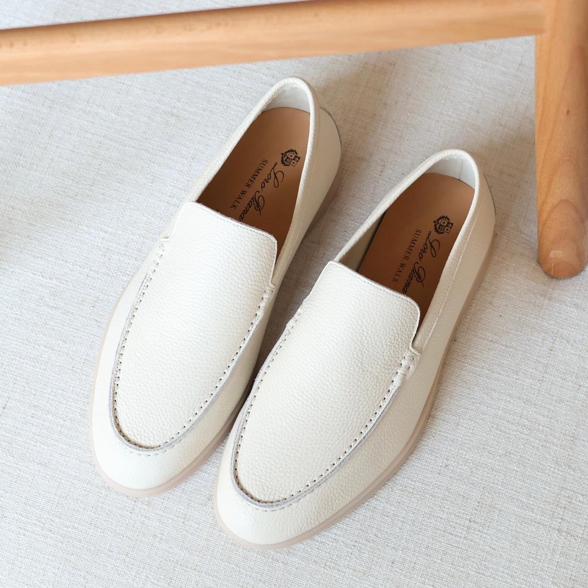 Loro Piana Summer Walk Loafer Leather Men