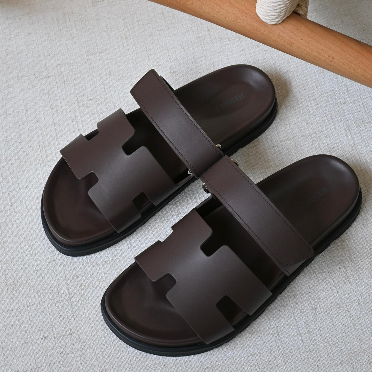 Hermes Chypre Men Slipper