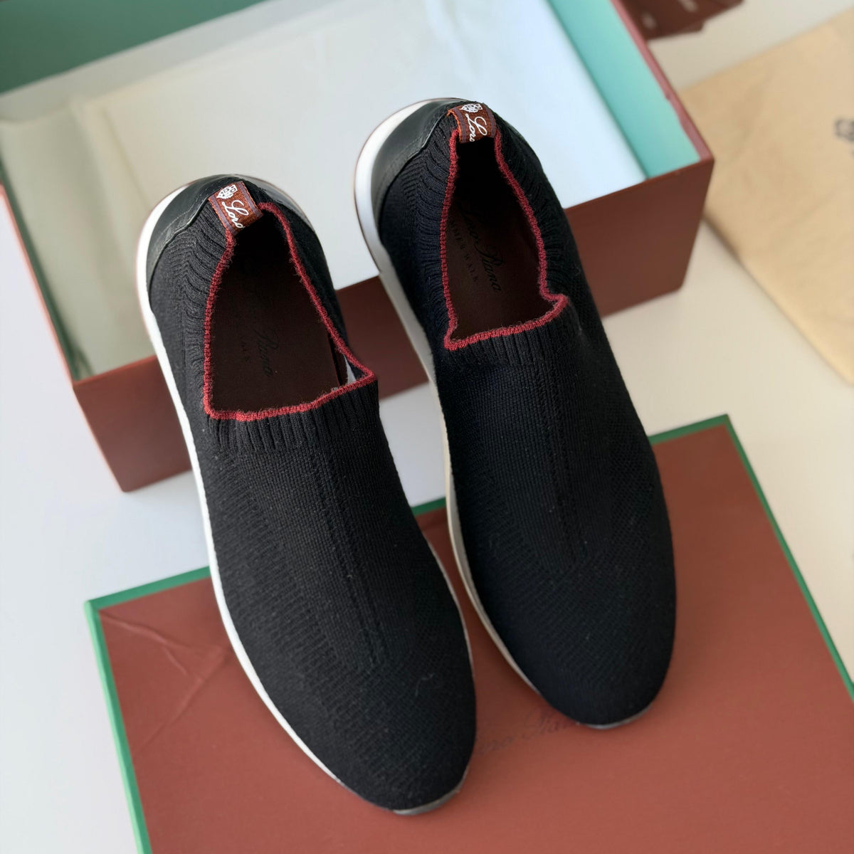 Loro Piana 360 Flexy Walk Active Wish Knit Sneakers Men