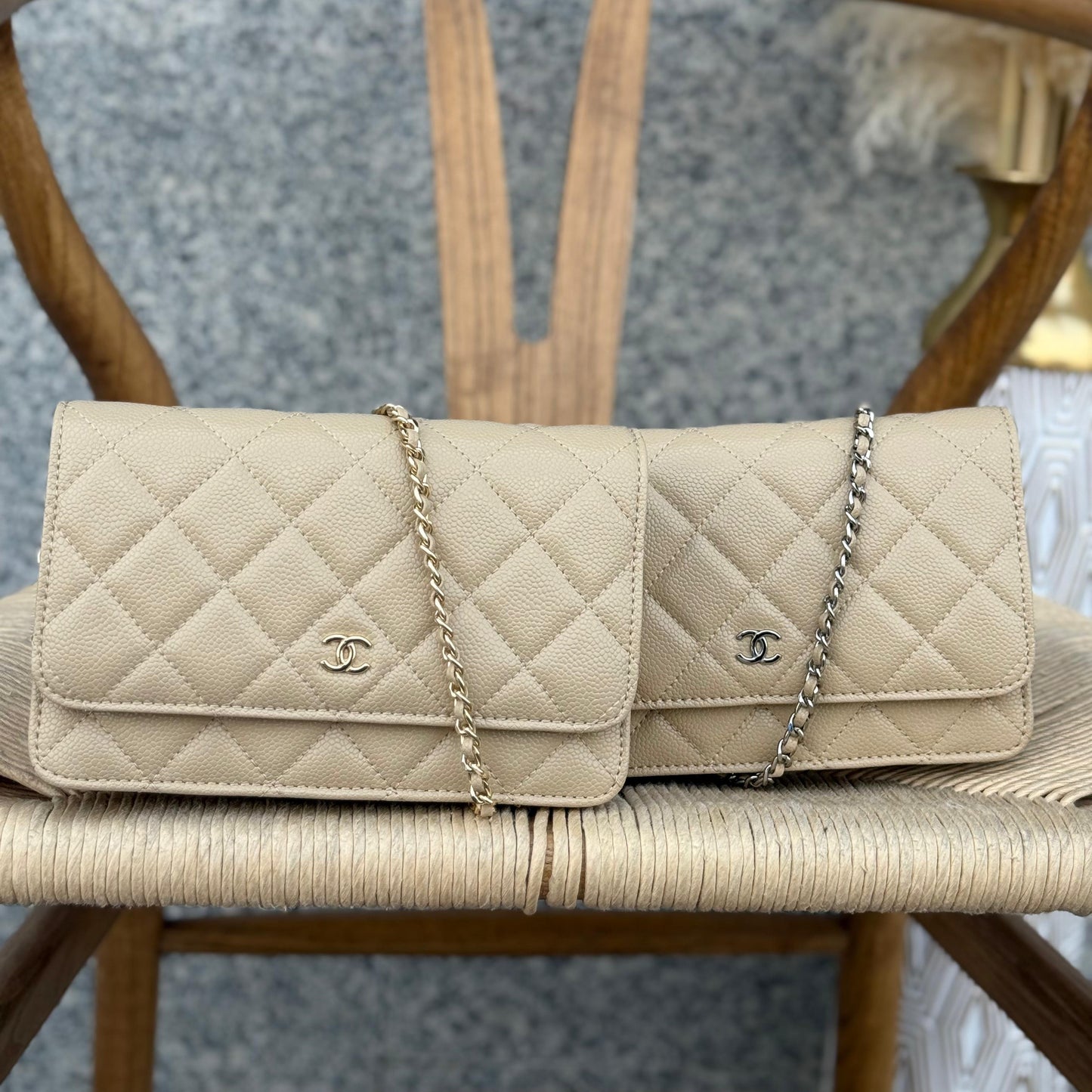 Chanel Classic Wallet On Chain