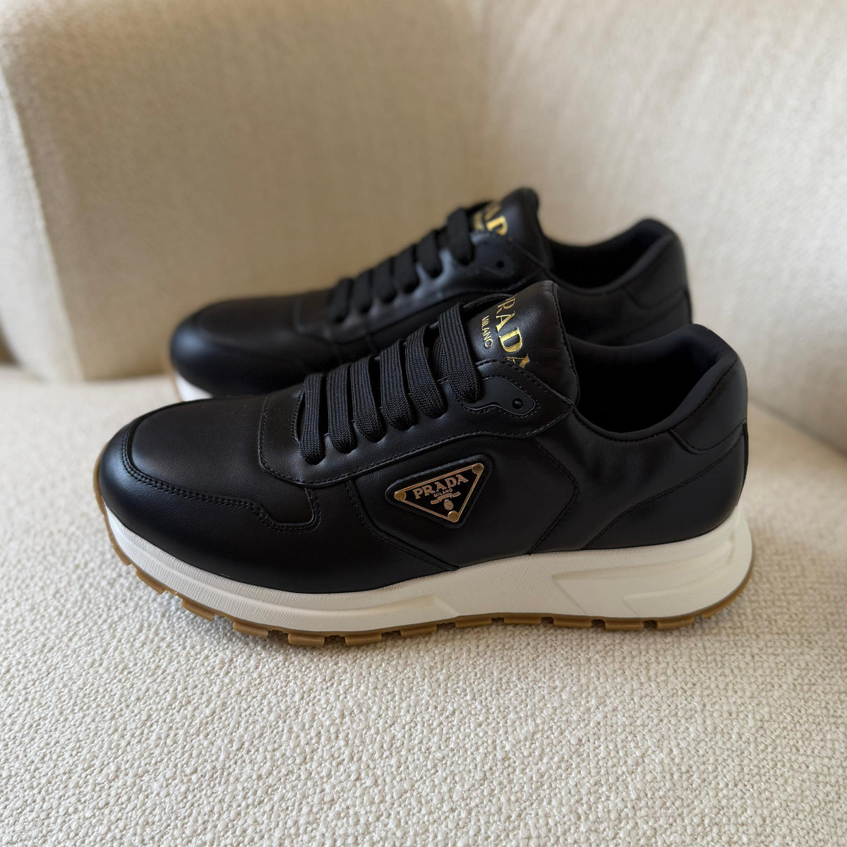 Prada Prax 2.0 Re-Nylon and Suede Sneakers Men