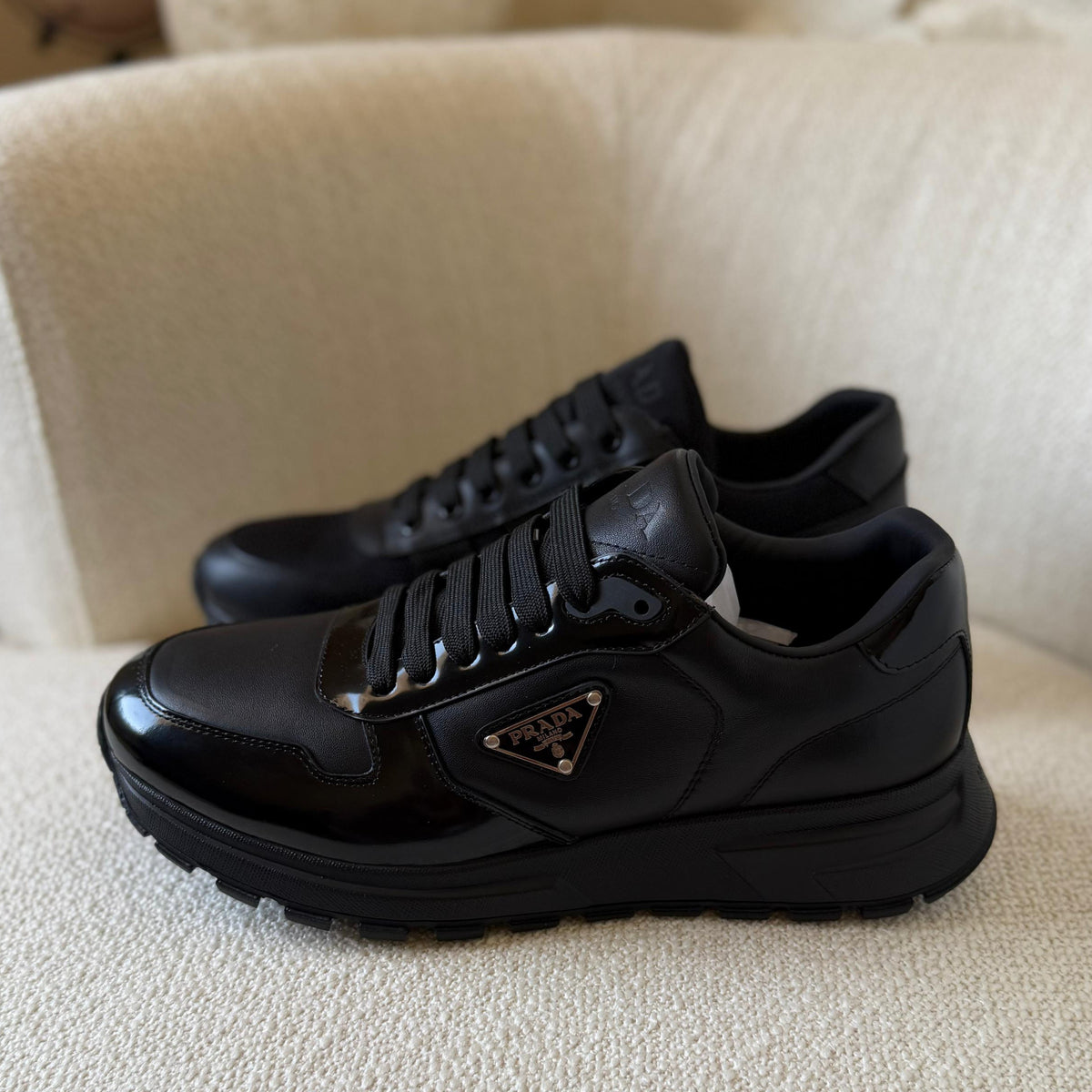 Prada Prax 2.0 Re-Nylon and Suede Sneakers Men