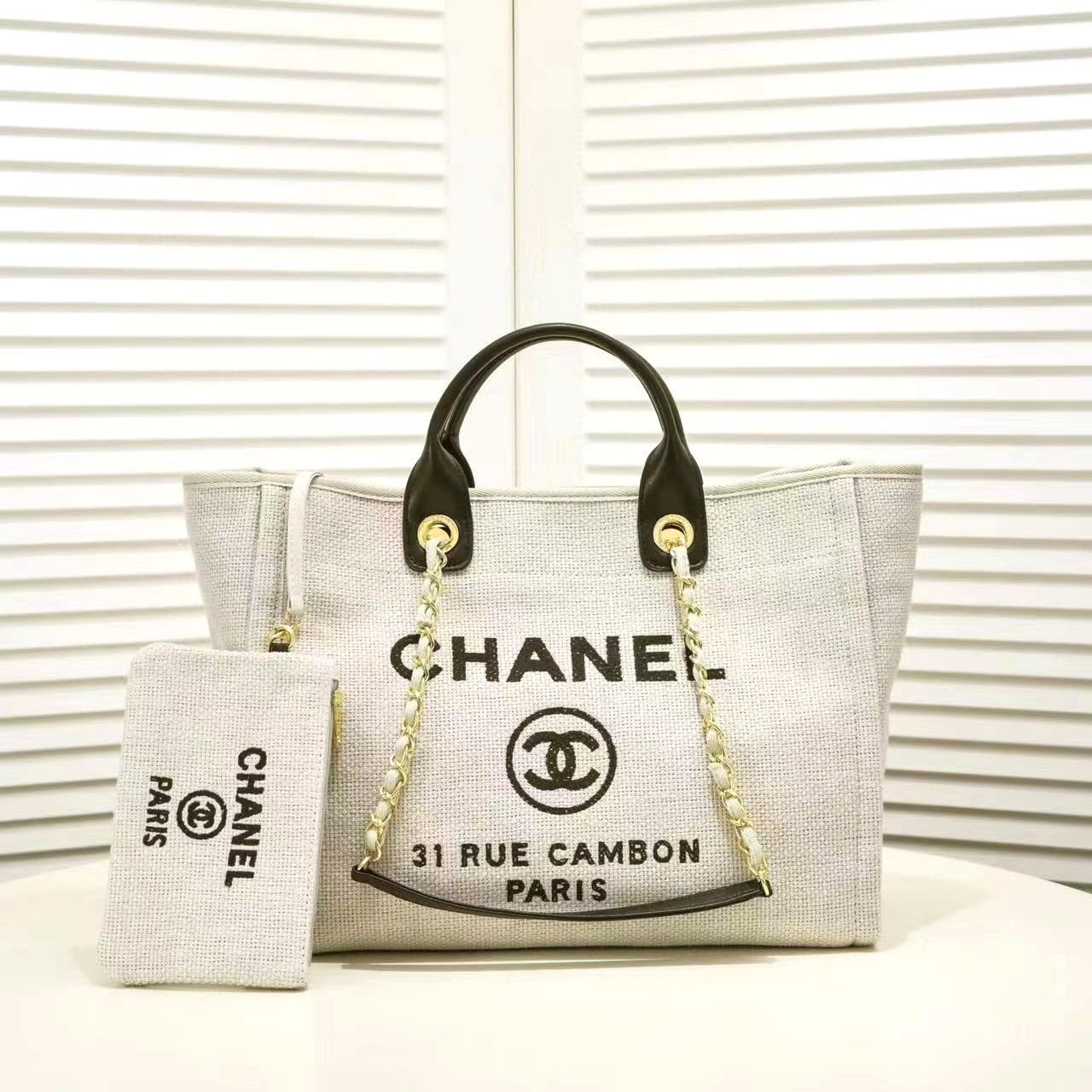 Chanel Tote Canvas Bag
