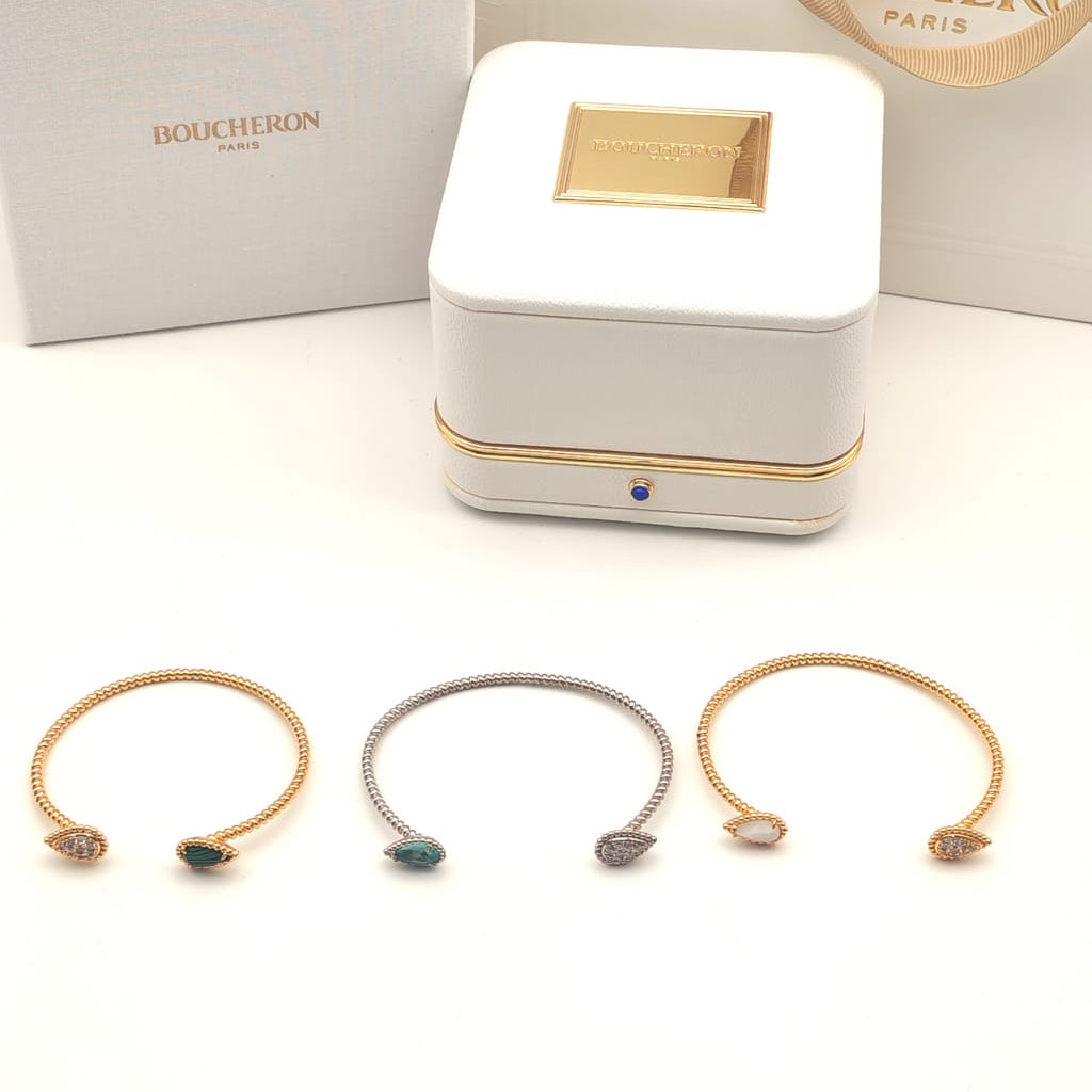 Boucheron Serpent Bohème Open Bangle Bracelets
