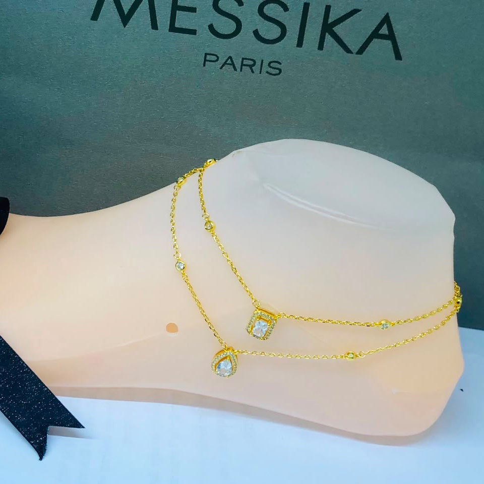 Messika Move Uno Diamond Ankle Bracelet