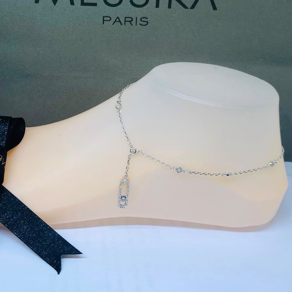 Messika Move Uno Diamond Ankle Bracelet